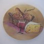 Pacific Island Creations Panera Ceramic Appetizer Plate 8.13 in.Round NWWT