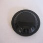 Vintage Las Vegas Hilton Black Glass Round Ashtray 4 1/2in.Round Pre-Owned