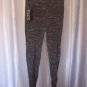 One Step Up Junior Size Patterned Knitted Dark Grey Leggings Sz L/XL NWWT