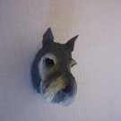 Life's Attractions Grey Giant Schnauzer DG58A Resin Dog Refrigerator Magnet NWNT