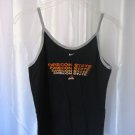 Nike Oregon State Beavers Women's Black & Grey Tank Top Shirt Sz L Pre-Owned