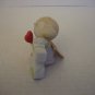 Fabrizio Bumpkins S Bootsy Ceramic Girl holding a Heart 3in.Tx2 in.L NWWT