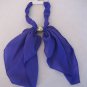 Vintage Vidal Sassoon Women's Purple Neck Scarf/Gold Plastic Bead #13303 NWWT