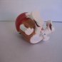 Russ Children's Red/Black/White Ceramic Football & Helmet Bank 6in.Tx2in.W NWWB