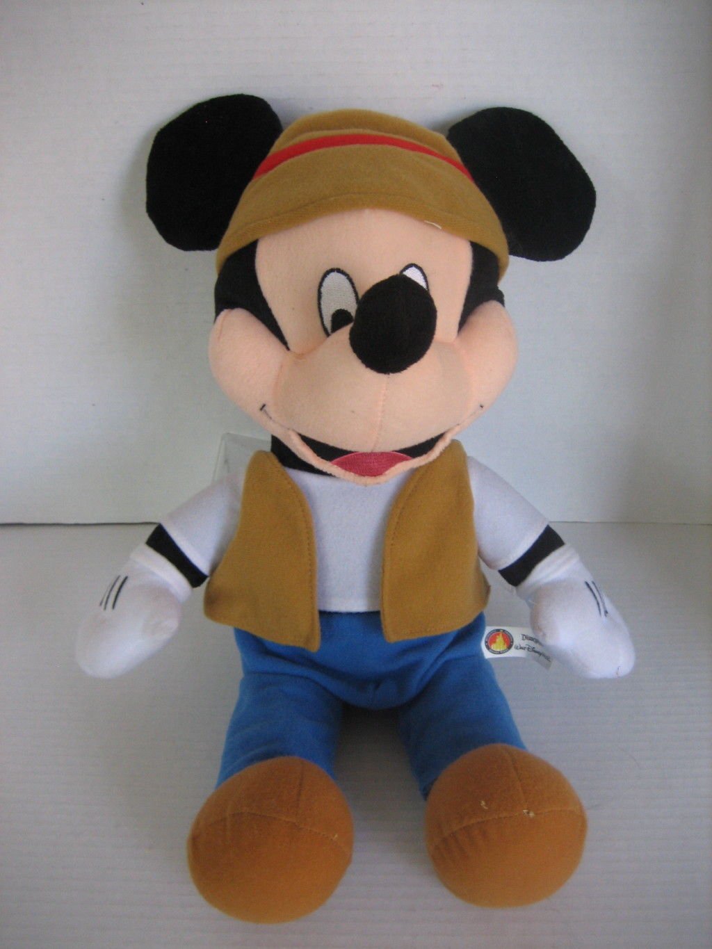 Disney's Mickey Mouse w/Clothes Plush Stuffed Animal 9 in. L x 19 in.T Pre-Owned