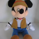 Disney's Mickey Mouse w/Clothes Plush Stuffed Animal 9 in. L x 19 in.T Pre-Owned