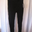 One Step Up Junior Size Patterned Knitted Black Leggings Sz One Size NWWT