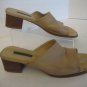 Rockport Women's Tan Leather Slip On Mid Heel Shoes Sz 7W Pre-Owned W4962V00