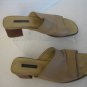 Rockport Women's Tan Leather Slip On Mid Heel Shoes Sz 7W Pre-Owned W4962V00