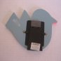 Alyssa In the Garden Wood Blue Bird Magnet/Tabletop 2x3 Picture/Photo Frame NWWT