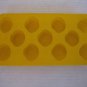 Yellow Rubber Sea Shells Shaped Ice/Candy Mold 11 Sea Shells Pre-Owned