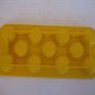 Yellow Rubber Sea Shells Shaped Ice/Candy Mold 11 Sea Shells Pre-Owned