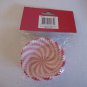 Momentum Brands Red/White Swirl Cupcake Paper Cups/Liners 50 Count NWWT