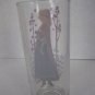 Disney's Frozen Anna Tall Glass Drinking Glass 2 1/2 in. Wide x 6 in. Tall New