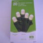 Holiday Time 20 LED Warm White Light Set 6.5ft. 3AA Battery Indoor Use Only NW