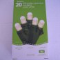 Holiday Time 20 LED Warm White Light Set 6.5ft. 3AA Battery Indoor Use Only NW