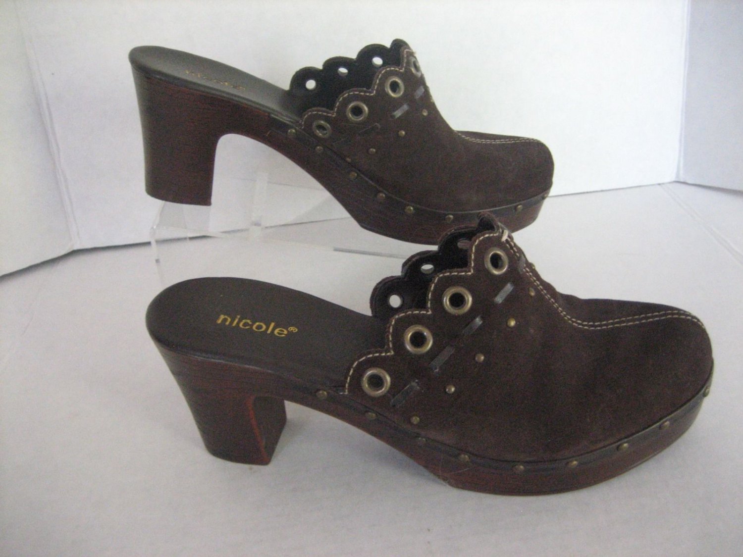 suede mule women's shoes