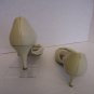 Steve Madden Emotion Women's Bone Leather Open Toe High Heel Shoes Sz 8 Pre-Own