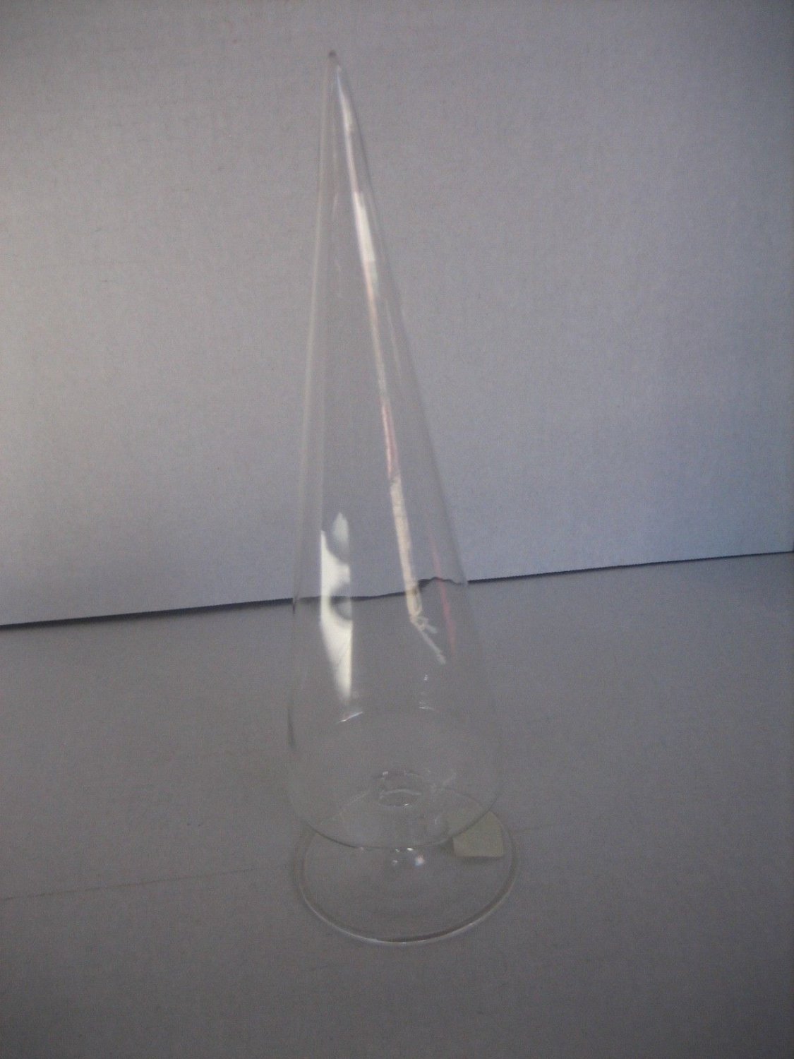 C B 2 Holiday Clear Tall Glass Tree Table/Shelf Decor 10in.Tall NWWT Item176907