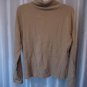 Merona Women's Tan Turtle Neck Long Sleeve Sweater Rayon/Nylon Sz XL Pre-Owned