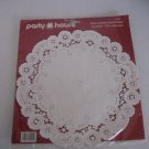 Party House White Decorative Paper Lace Doilies 10in. diameter 12 Doilies NWIP