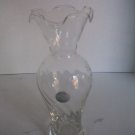 The Bouquet Collection Clear Handblown Crystal Flower Vase 9 in.Tall Pre-Owned