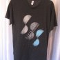 American Apparel The Track Shirt Civil Twilight Grey Unisex T Shirt Sz L Pre-Own