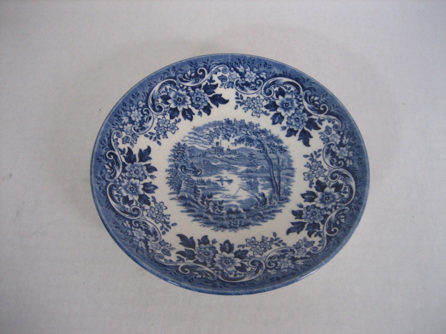Churchill Fine English Tableware English Scene Blue Saucer 5 1/2in.R NW England