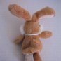 Carter's Just One Year Tan Bunny Rabbit Finger Puppet Toy 6 inch Tall Pre-Owned