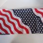 American Red/White/Blue Stars and Stripes Bandana/Scarf 21x22 sq. New No Tags