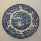 Churchill Fine English Tableware English Scene Blue Dessert/Appetizer Plate New