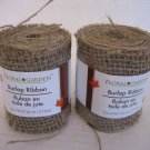 Floral Garden Tan Burlap Craft Ribbon Roll 3in.w. x 9 in.ft. New 639277132536