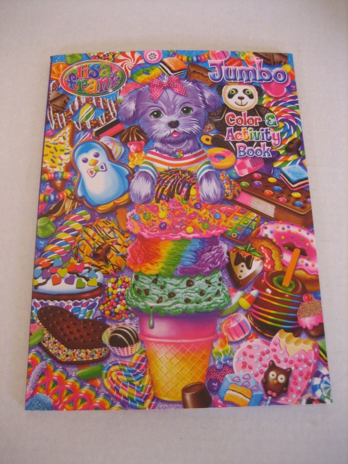 Download Lisa Frank Jumbo Coloring and Activity Book Paper Coloring ...