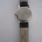 Disney Mickey Mouse Black Leather Band Face Wristwatch Needs New Battery Pre-Own