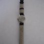 Disney Mickey Mouse Black Leather Band Face Wristwatch Needs New Battery Pre-Own