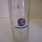 Lowenbrau Tall Clear Glass Beer Mug Stein 0,5L Pre-Owned 3in.W x7 1/2in.T