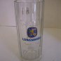 Lowenbrau Tall Clear Glass Beer Mug Stein 0,5L Pre-Owned 3in.W x7 1/2in.T