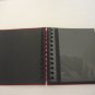 Maroon Fabric Silver Aluminum Asian Symbol 3x5 Photo/Picture Album NW 6 1/2in. L