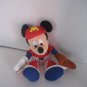 Vintage Disney Home Run Mickey Mouse Star Beanie Stuff Animal Plush Pre-Owned
