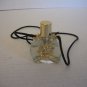 Women's Fashion Glass Decorative Bubble Necklace Black Cord 2 1/2in.T Pre-Owned