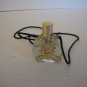 Women's Fashion Glass Decorative Bubble Necklace Black Cord 2 1/2in.T Pre-Owned