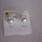 Christina Collection  Fashion Jewelry Faux Pearl/Rhinestones Post Earrings New