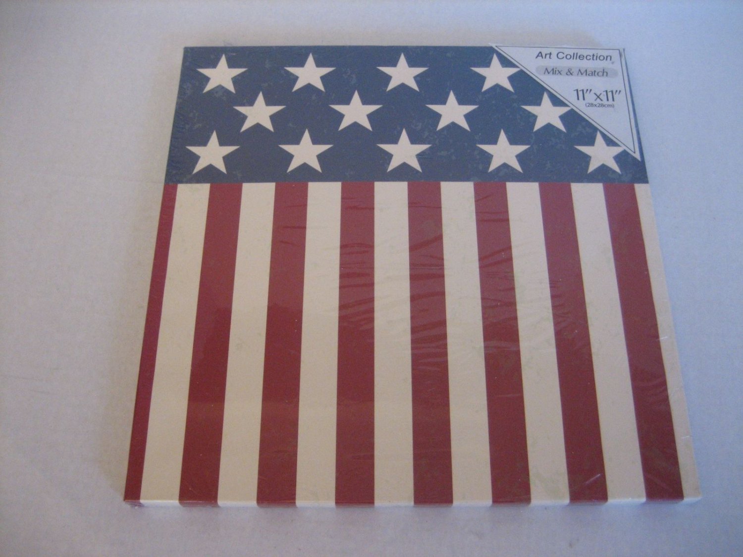 Decorative Americana Flag Mix&Match Square Wall Hanging Print Picture 11x11 NWWT