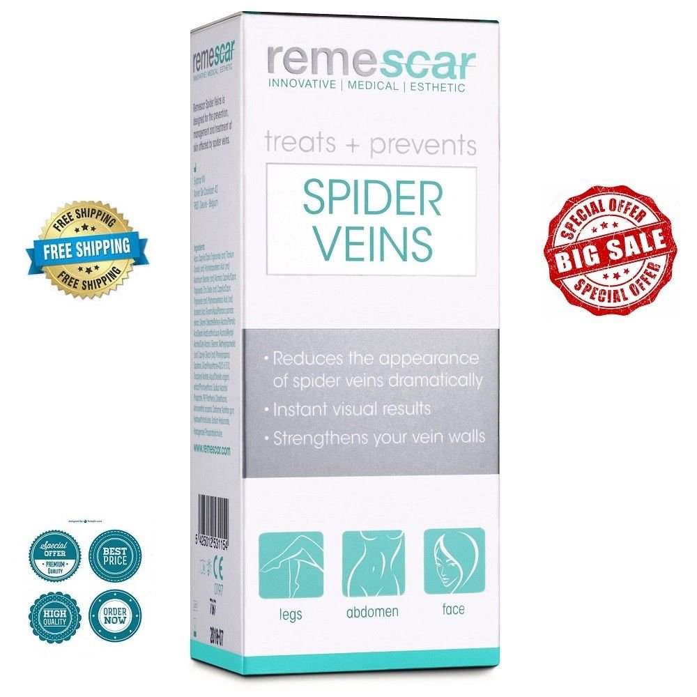 REMESCAR Best Cream for Spider Veins, 50ml , Reduces Face and Body