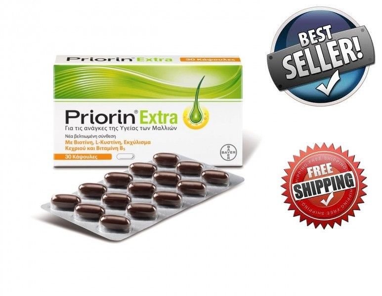 Bayer PRIORIN Extra Anti-Hair Loss Treatment capsules 60 caps