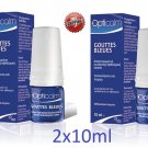 2x Omega Pharma Opticalm Gouttes Bleues 10ml