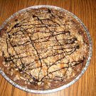 Carmel Fudge Brownie Pizza