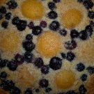 Peach and Blueberry Cream Pie