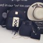 Women Retro Backpack Student Bag Travel Bag Drawstring Three Piece Set
