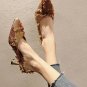 Women Korean Shallow Mouth Tassel Pointed Heels